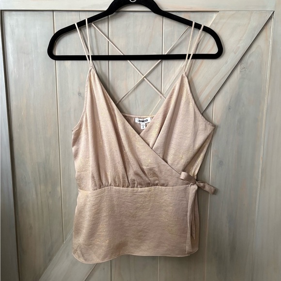 Express Tops - Express Tan/Gold Cami